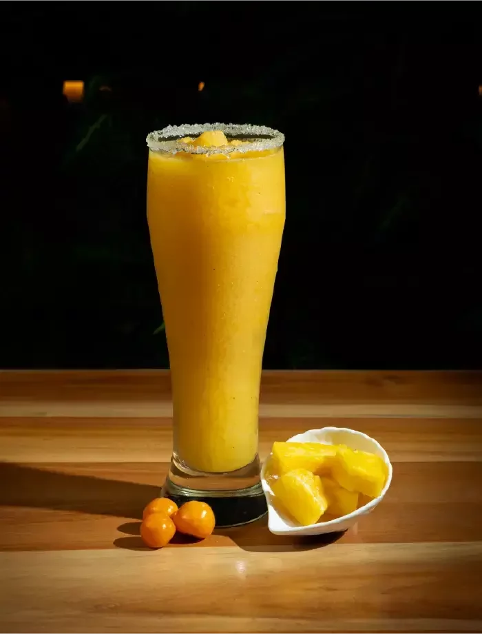 Granizado de frutos amarillos