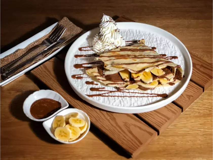 Crepe de nutella y banano