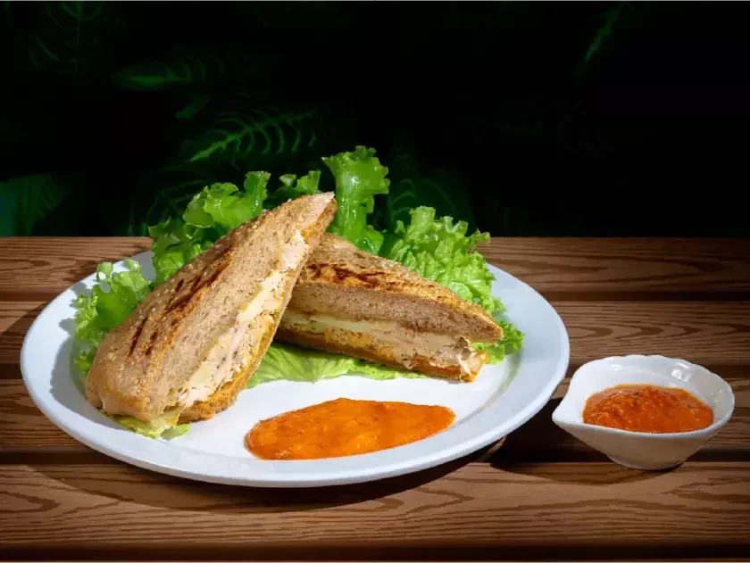 Panini jamón y queso